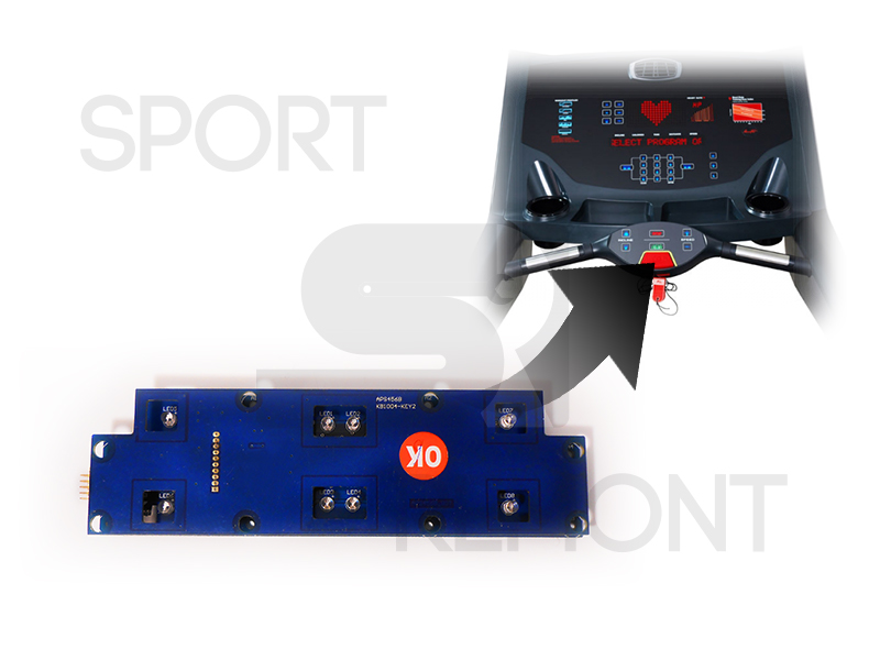 Кнопки беговой дорожки Aerofit PRO 9900T