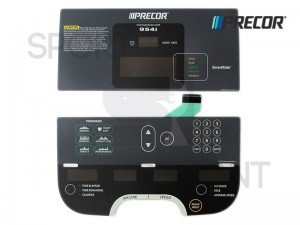 Наклейка кнопок дисплея бігової доріжки Precor 954i