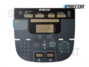 Наклейка кнопок дисплея бігової доріжки Precor P30