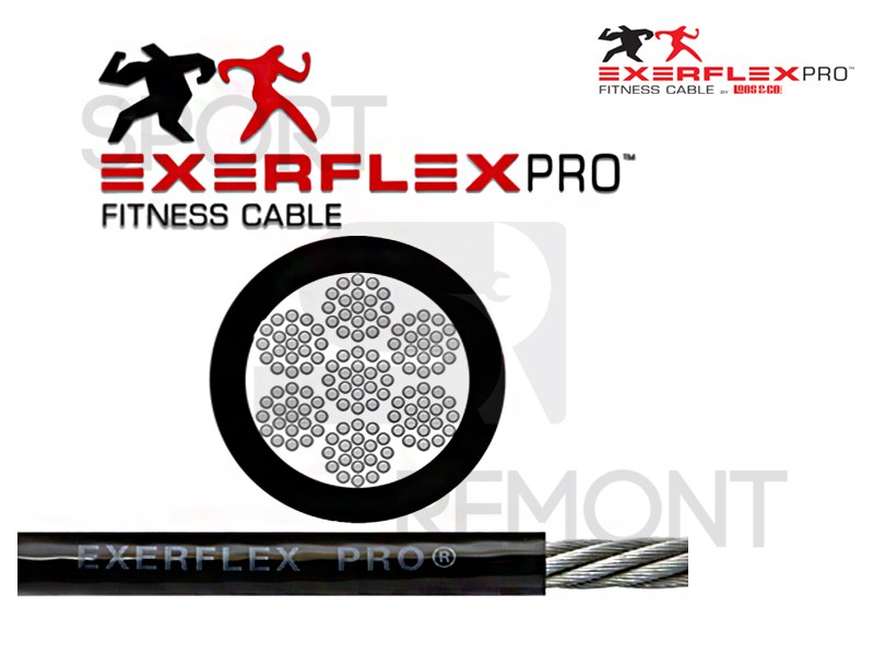 Трос для тренажеров профессиональный Exerflex Pro усиленный